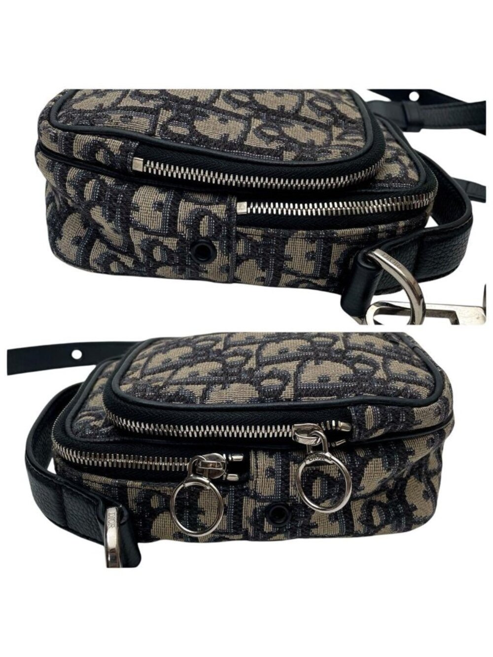 Dior Trotter Oblique Rider Shoulder Bag Pouch - Picture 3 of 10